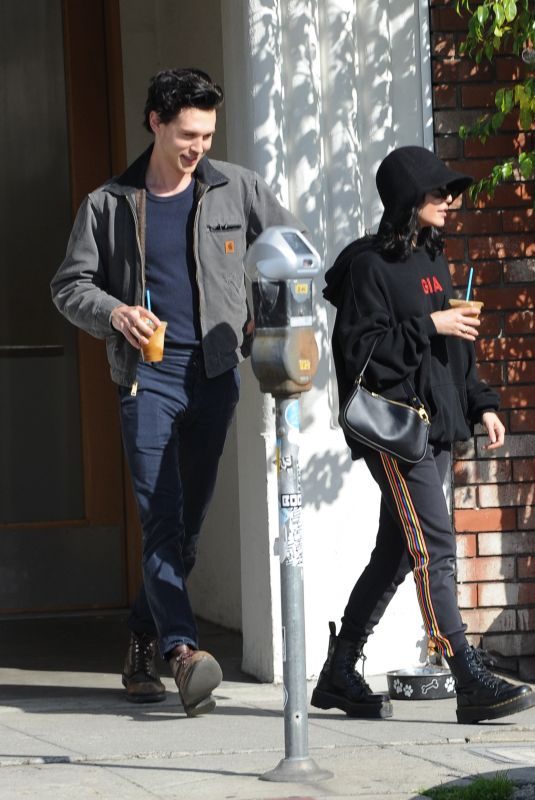 VANESSA HUDGENS Leaves Blue Bottle Coffee in Los Angeles 03/10/2019