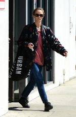 VANESSA PARADIS Shopping at Urban Outfitters in Studio City 03/14/2019