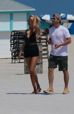VICTORIA LOPYREVA at a Beach in Miami 03/17/2019