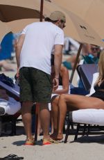 VICTORIA LOPYREVA at a Beach in Miami 03/17/2019