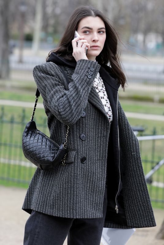 VITTORIA CERETTI Leaves Chanel Fashion Show in Paris 03/05/2019