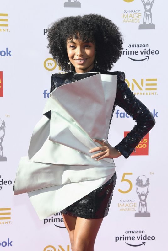 YARA SHAHIDI at Naacp Image Awards 2019 in Hollywood 03/30/2019