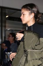 ZENDAYA at LAX Airport in Los Angeles 03/04/2019