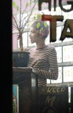 ZENDAYA COLEMAN at High Seas Tattoo Parlor in West Hollywood 03/20/2019