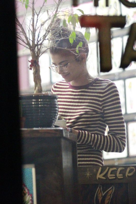 ZENDAYA COLEMAN at High Seas Tattoo Parlor in West Hollywood 03/20/2019