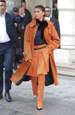 ZENDAYA COLEMAN Leaves Her Hotel in Paris 03/01/2019