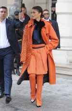 ZENDAYA COLEMAN Leaves Her Hotel in Paris 03/01/2019