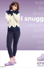 ZOOEY DESCHANEL for Crocs Come As You Are 2019 Campaign