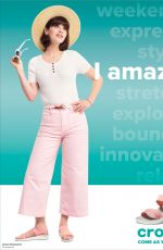 ZOOEY DESCHANEL for Crocs Come As You Are 2019 Campaign