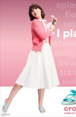 ZOOEY DESCHANEL for Crocs Come As You Are 2019 Campaign