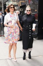 ABBIE CORNISH and JACQUELINE KING Leaves Build Series in New York 04/03/2019