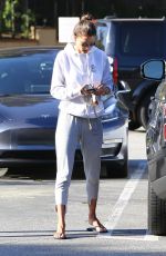 ALESSANDRA AMBROSIO and Nicolo Oddi Out for Breakfast in Brentwood 04/23/2019