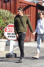ALESSANDRA AMBROSIO and Nicolo Oddi Out for Breakfast in Brentwood 04/23/2019
