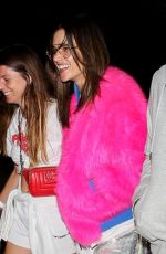 ALESSANDRA AMBROSIO Arrives at a Party at Coachella 04/13/2019