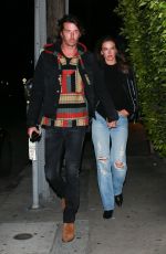 ALESSANDRA AMBROSIO at Giorgio Baldi for a Birthday Celebration 04/28/2019