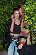ALESSANDRA AMBROSIO at Giorgio Baldi for a Birthday Celebration 04/28/2019