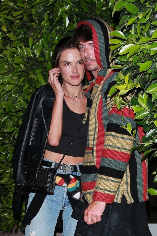 ALESSANDRA AMBROSIO at Giorgio Baldi for a Birthday Celebration 04/28/2019