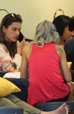 ALESSANDRA AMBROSIO at My Nail Bar in Santa Monica 04/11/2019