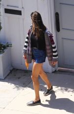 ALESSANDRA AMBROSIO Gets Ready to Celebrate Her Birthday in Santa Monica 04/11/2019