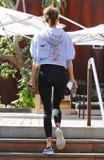 ALESSANDRA AMBROSIO Heading to a Gym in Malibu 04/03/2019