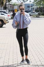 ALESSANDRA AMBROSIO Heading to a Gym in Malibu 04/03/2019