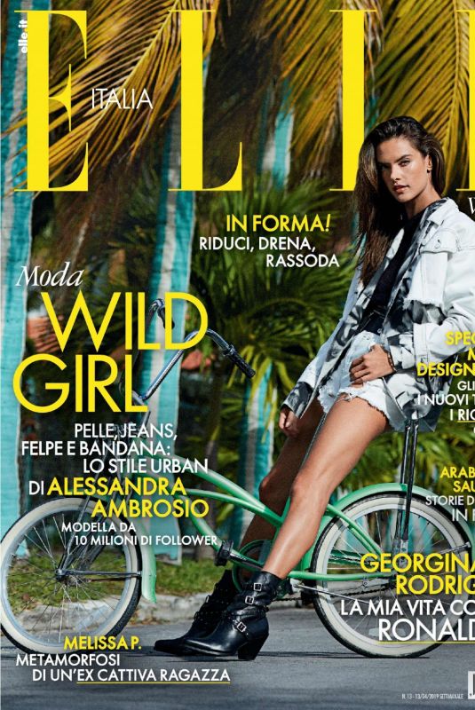 ALESSANDRA AMBROSIO in Elle Magazine, Italy April 2019