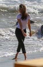 ALESSANDRA AMBROSIO on the Set of a Photoshoot 04/10/2019