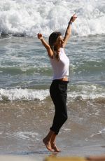 ALESSANDRA AMBROSIO on the Set of a Photoshoot 04/10/2019