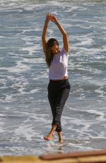 ALESSANDRA AMBROSIO on the Set of a Photoshoot 04/10/2019