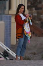 ALESSANDRA AMBROSIO Out at a Beach in Malibu 04/02/2019