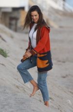 ALESSANDRA AMBROSIO Out at a Beach in Malibu 04/02/2019