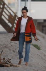 ALESSANDRA AMBROSIO Out at a Beach in Malibu 04/02/2019