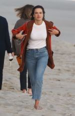 ALESSANDRA AMBROSIO Out at a Beach in Malibu 04/02/2019
