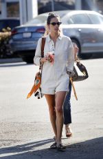 ALESSANDRA AMBROSIO Out Shopping in Brentwood 04/09/2019