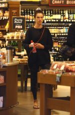 ALESSANDRA AMBROSIO Shopping at Grocery Store in Santa Monica 04/10/2019