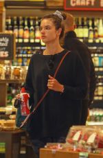ALESSANDRA AMBROSIO Shopping at Grocery Store in Santa Monica 04/10/2019