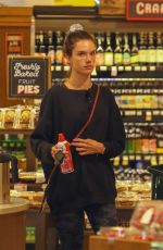 ALESSANDRA AMBROSIO Shopping at Grocery Store in Santa Monica 04/10/2019