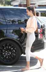 ALESSANDRA AMBROSIO Shopping Flowers Out in Brentwood 04/01/2019