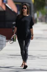 ALESSANDRA Heading to a Gym in Los Angeles 04/07/2019