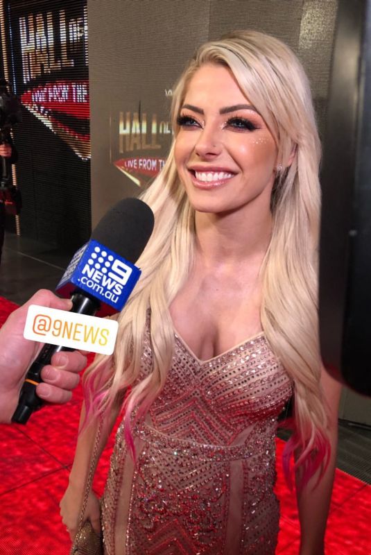ALEXA BLISS at WWE Hall of Fame Ceremony 04/06/2019