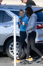 ALEXA CHUNG and PIXIE GELDOF Leaves Griffith Park 04/09/2019