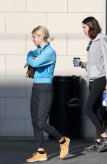 ALEXA CHUNG and PIXIE GELDOF Leaves Griffith Park 04/09/2019