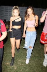ALEXIS REN and MADDIE ZIEGLER Nioght Out at Coachella Festival 2019 in Indio 04/14/2019