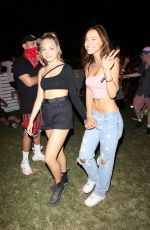 ALEXIS REN and MADDIE ZIEGLER Nioght Out at Coachella Festival 2019 in Indio 04/14/2019
