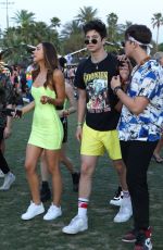 ALEXIS REN and Milo Manheim at Coachella 04/14/2019