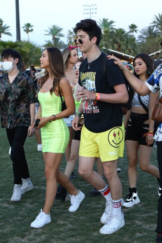 ALEXIS REN and Milo Manheim at Coachella 04/14/2019