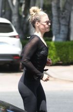 ALI LARTER in Tights Out in Los Angeles 04/26/2019