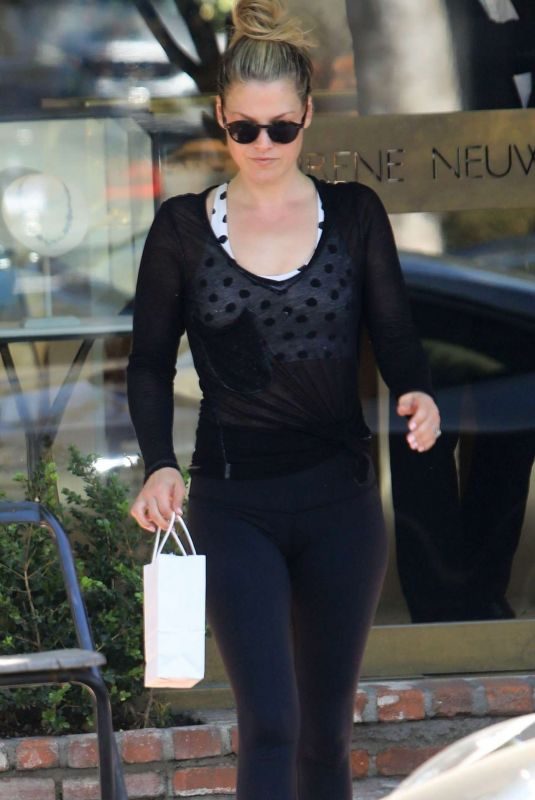 ALI LARTER in Tights Out in Los Angeles 04/26/2019