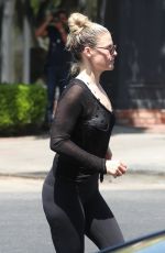 ALI LARTER Out Shopping in Los Angeles 04/25/2019