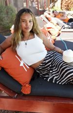 ALISHA BOE at Poolside with H&M in Palm Springs 04/13/2019